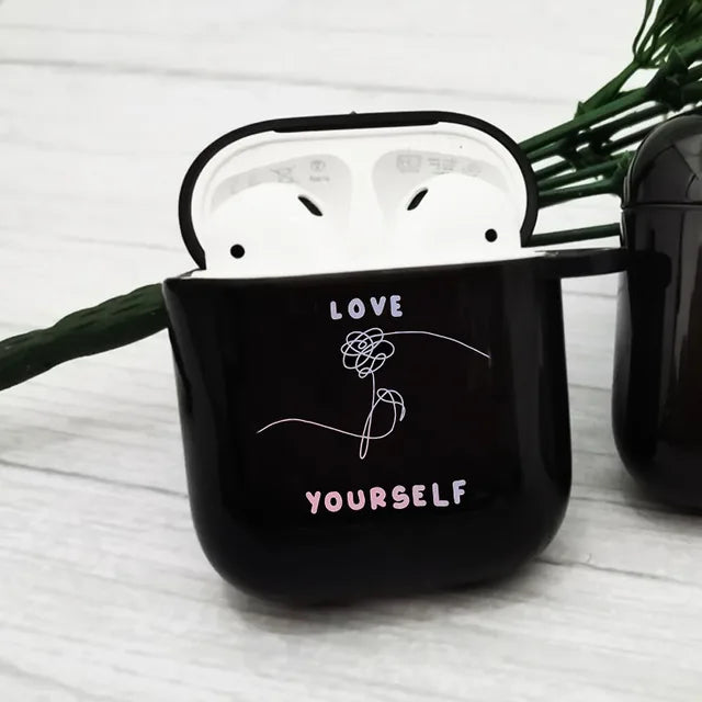 BTS Love Yourself Flower Earphone Case for Airpods1 2
