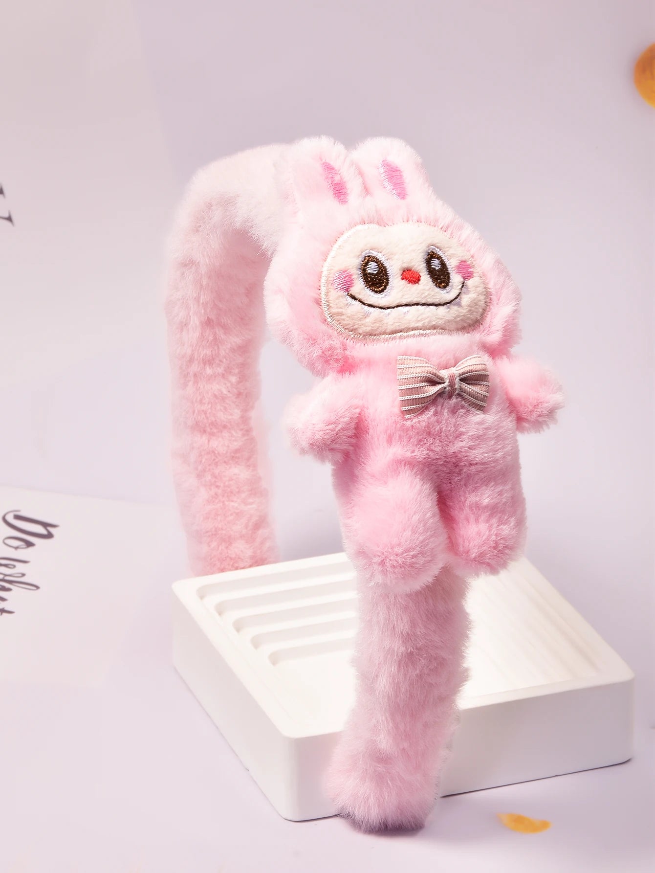 Labubu plush hair band