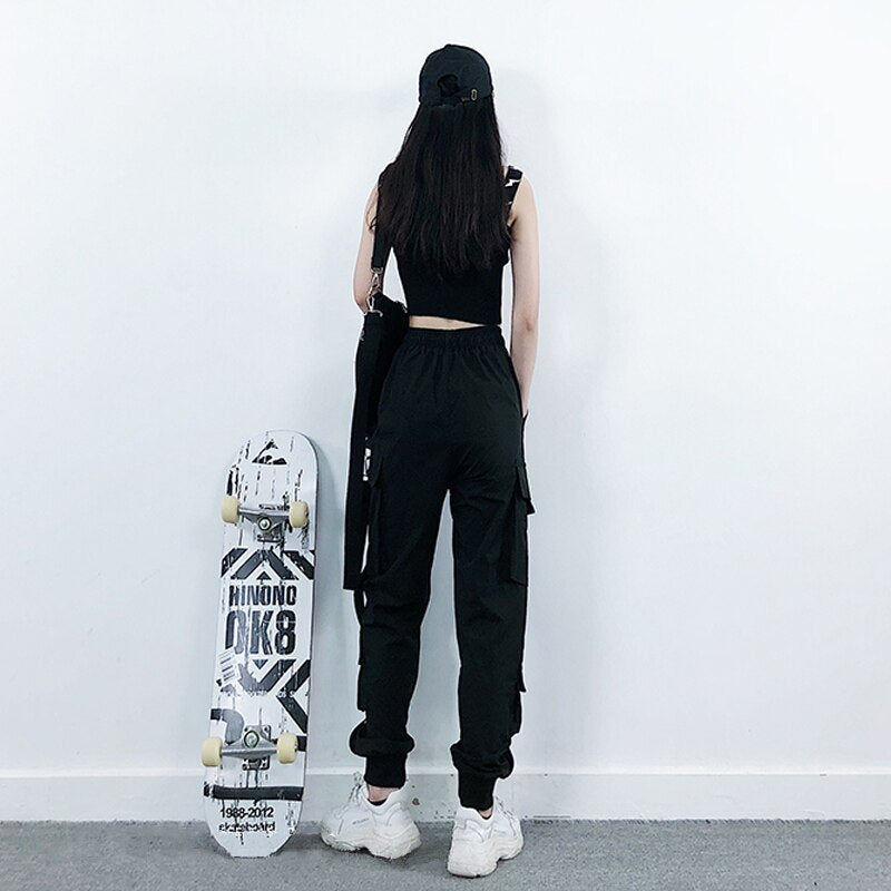 Black Cargo pants - SD-style-shop