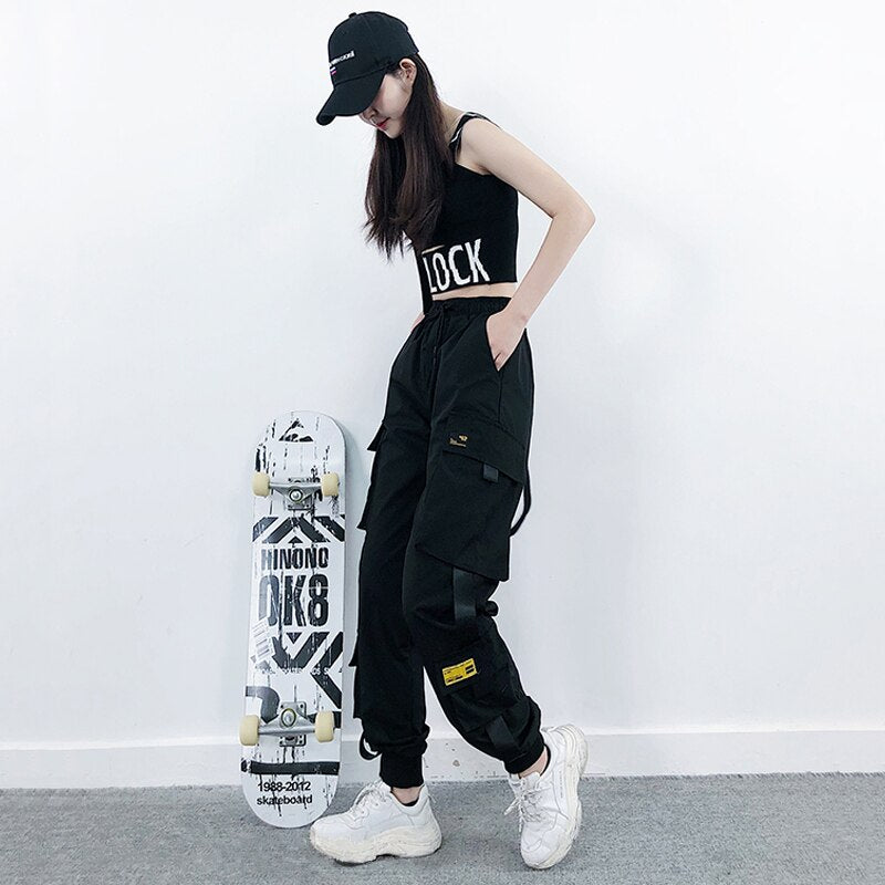 Black Cargo pants - SD-style-shop