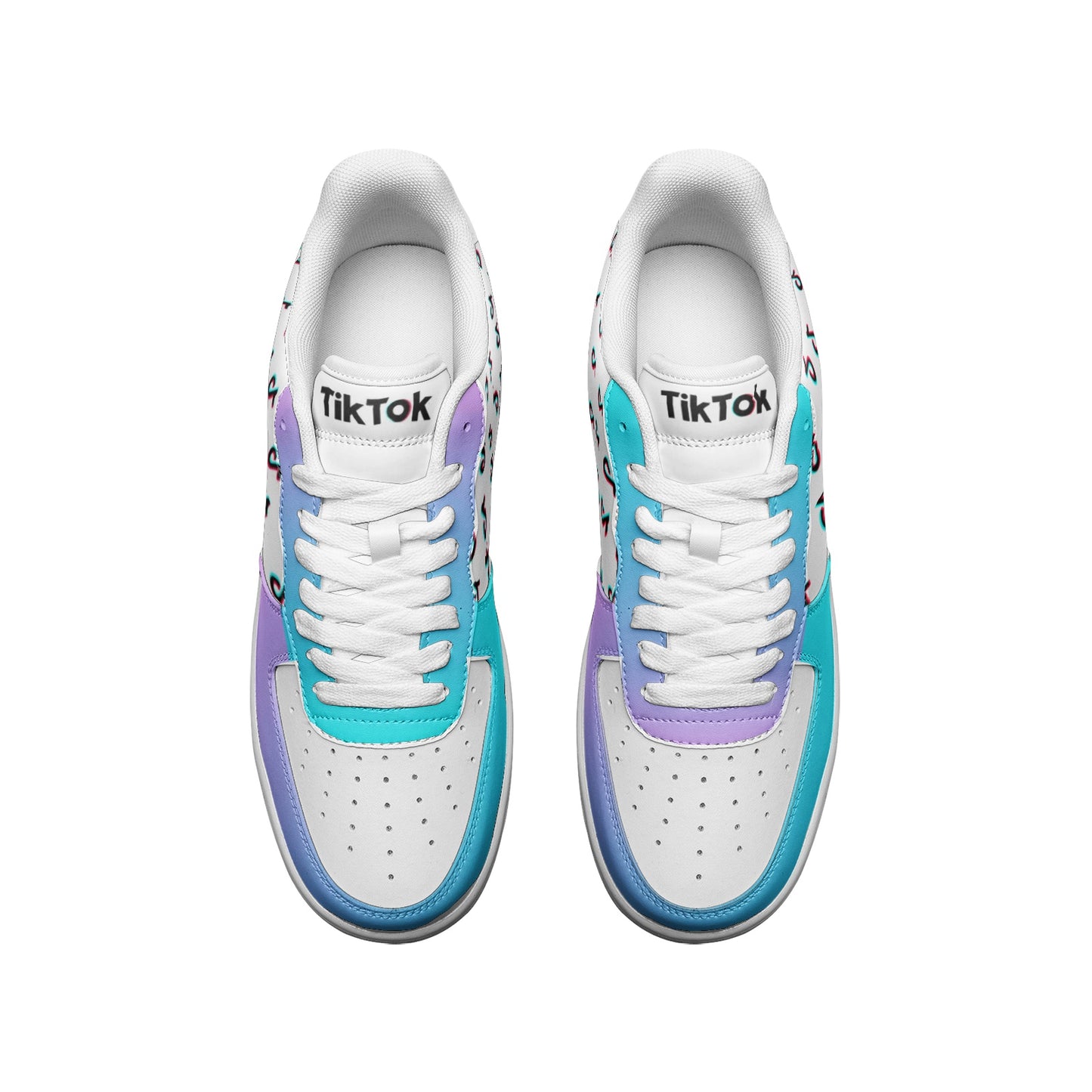 TikTok Unisex Low Top Leather Sneakers - SD-style-shop