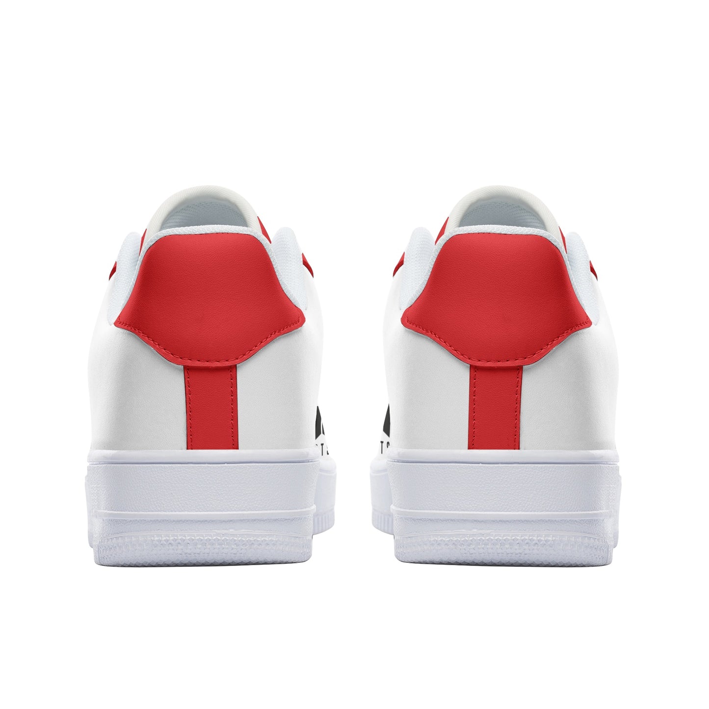 BTS Logo Unisex Low Top Leather Sneakers Red - SD-style-shop