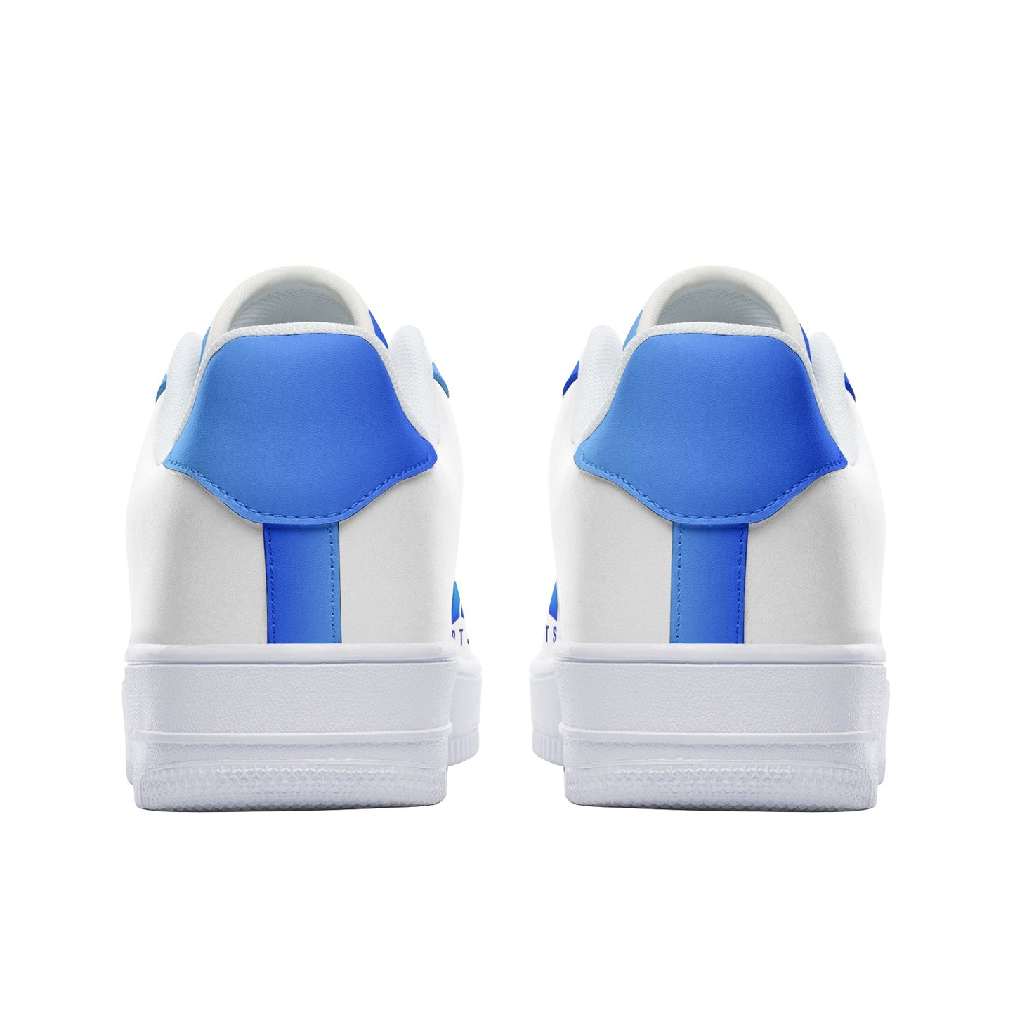 BTS Logo Unisex Low Top Leather Sneakers Blue - SD-style-shop