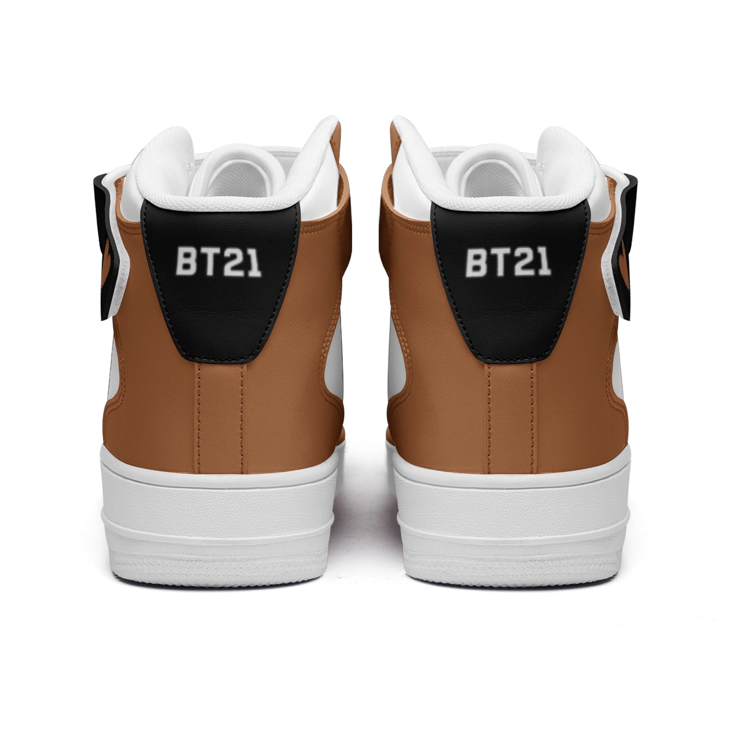 BT21 Shooky Unisex high Top Leather Sneakers