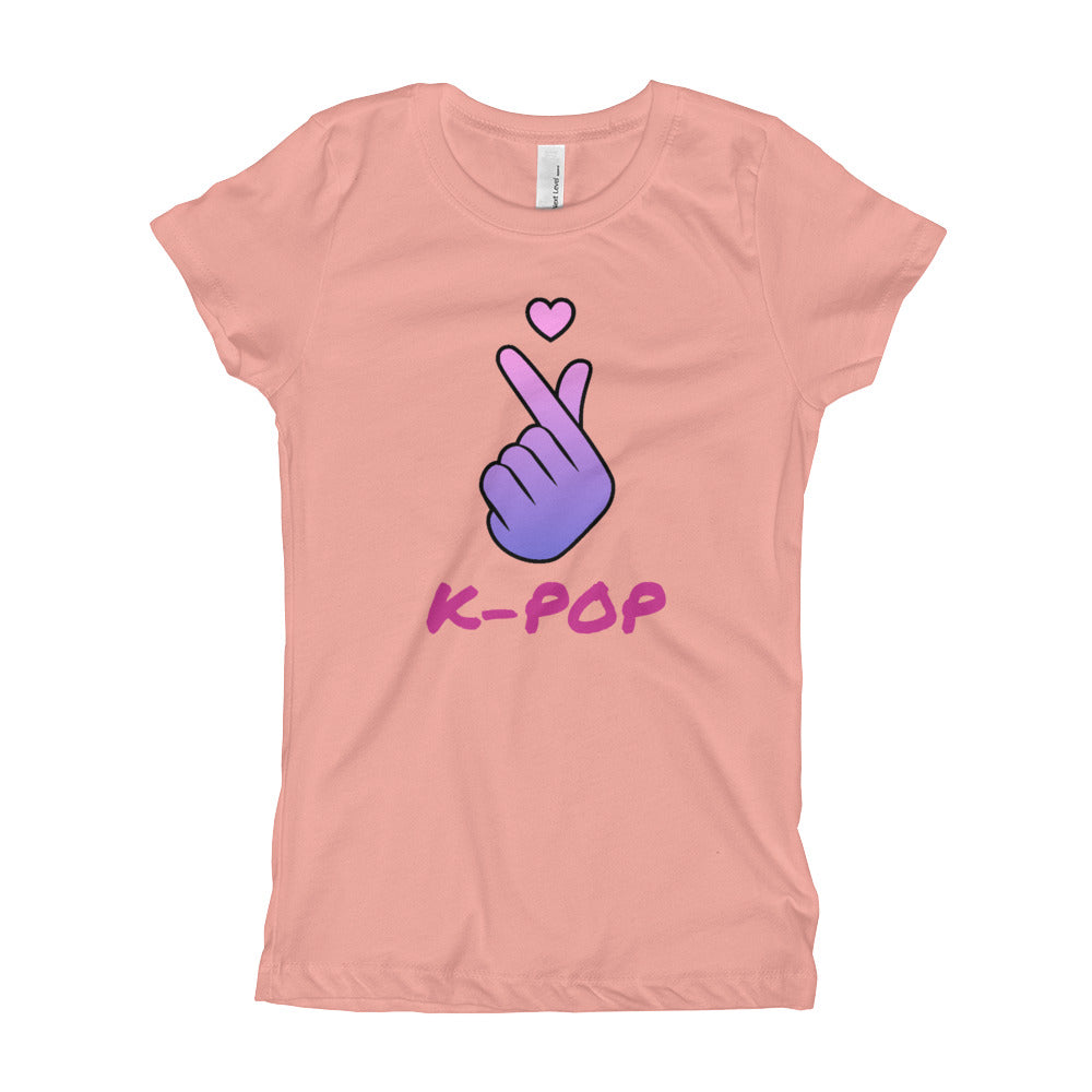 K-POP kids T-shirt love gesture, fingerheart - SD-style-shop