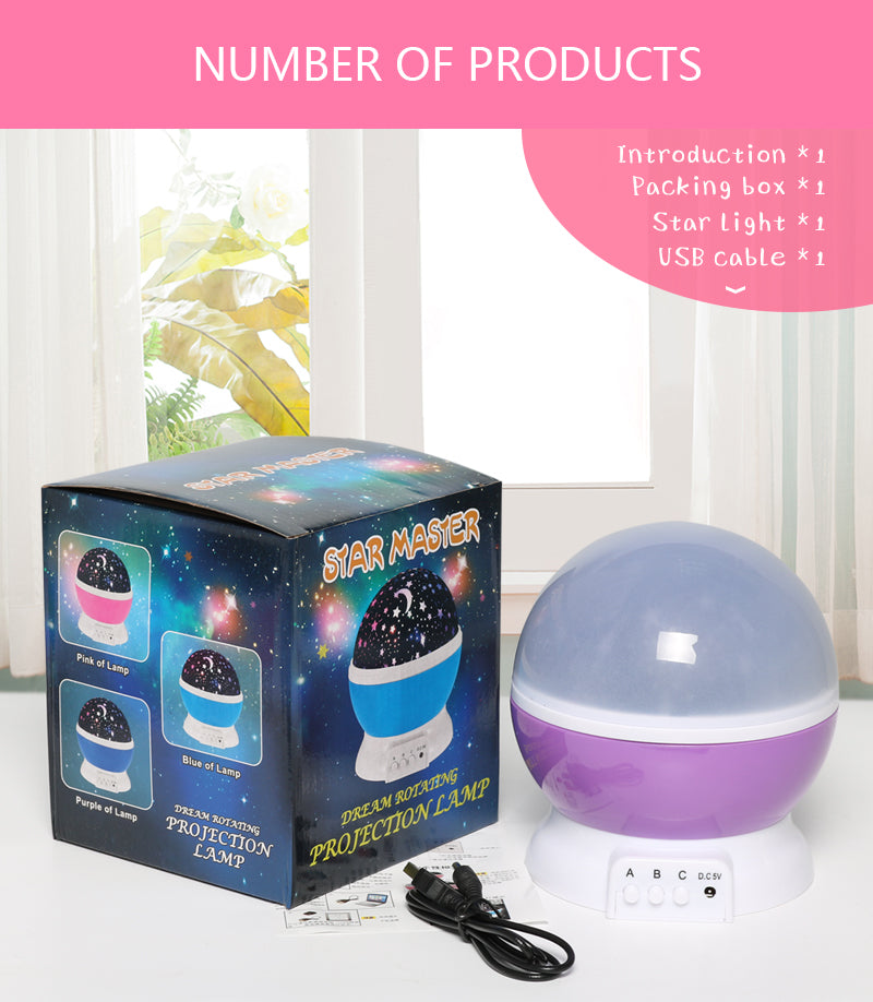 Stars Sky LED Night Light Projector lamp - SD-style-shop