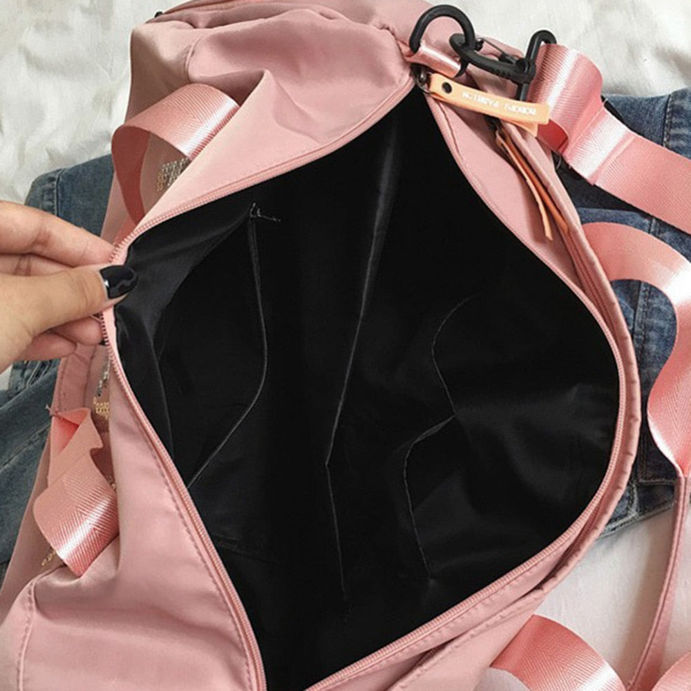 Sportsbag PINK with sequins Glitter - SD-style-shop