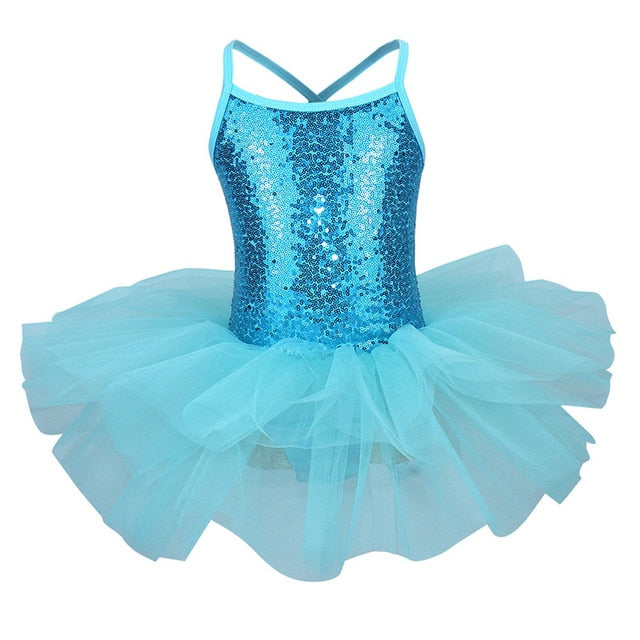 Ballet leotard with tutu and glitters. - SD-style-shop