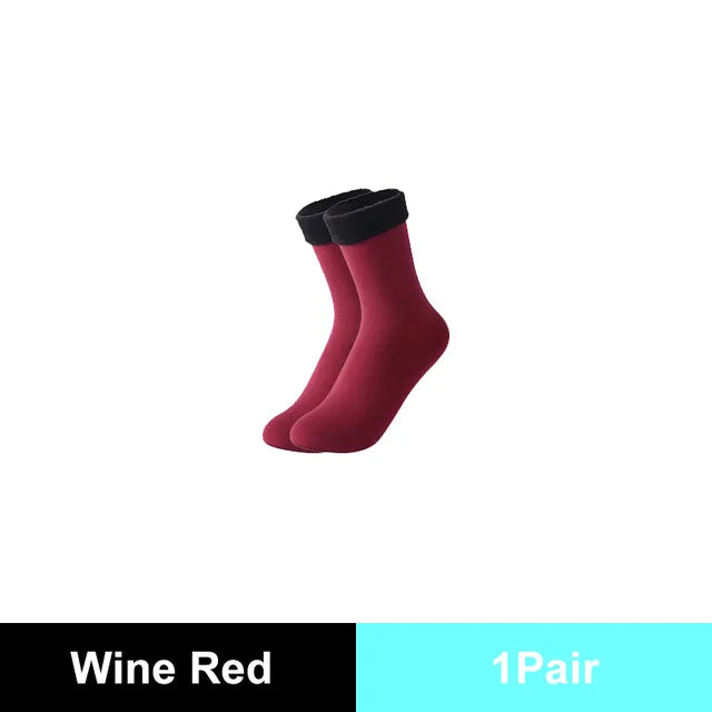 Winter Warm Socks Thick Lined Thermal Socks