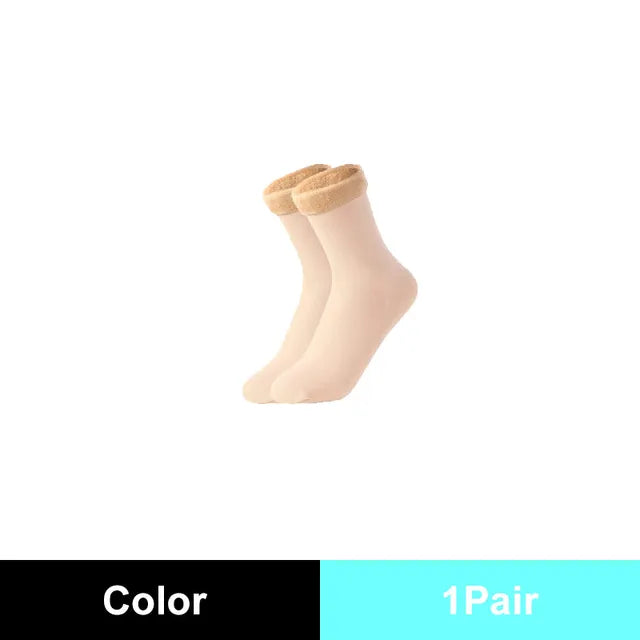 Winter Warm Socks Thick Lined Thermal Socks