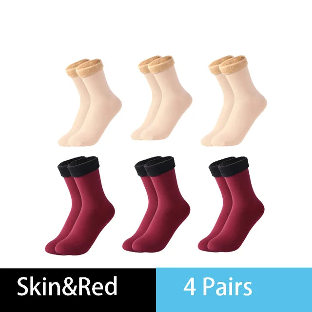 Winter Warm Socks Thick Lined Thermal Socks