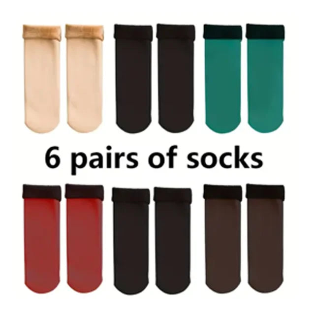 Winter Warm Socks Thick Lined Thermal Socks