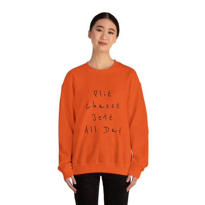 Plie Chasse Jete Alle Day Crewneck Sweatshirt - SD-style-shop