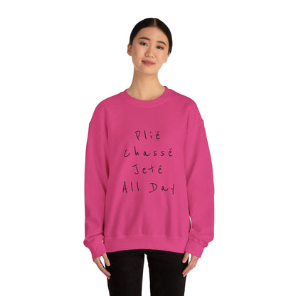 Plie Chasse Jete Alle Day Crewneck Sweatshirt - SD-style-shop