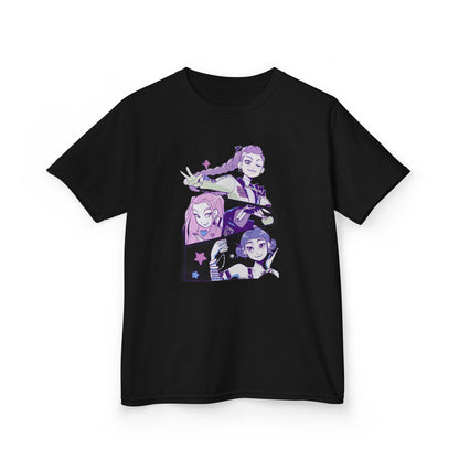 Kids Kpop Tshirt Demon Hunters, Huntrix t Shirt girls, Demon Hunter Merch, Kpop gift, Kpop Movie Shirt