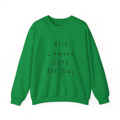 Plie Chasse Jete Alle Day Crewneck Sweatshirt - SD-style-shop