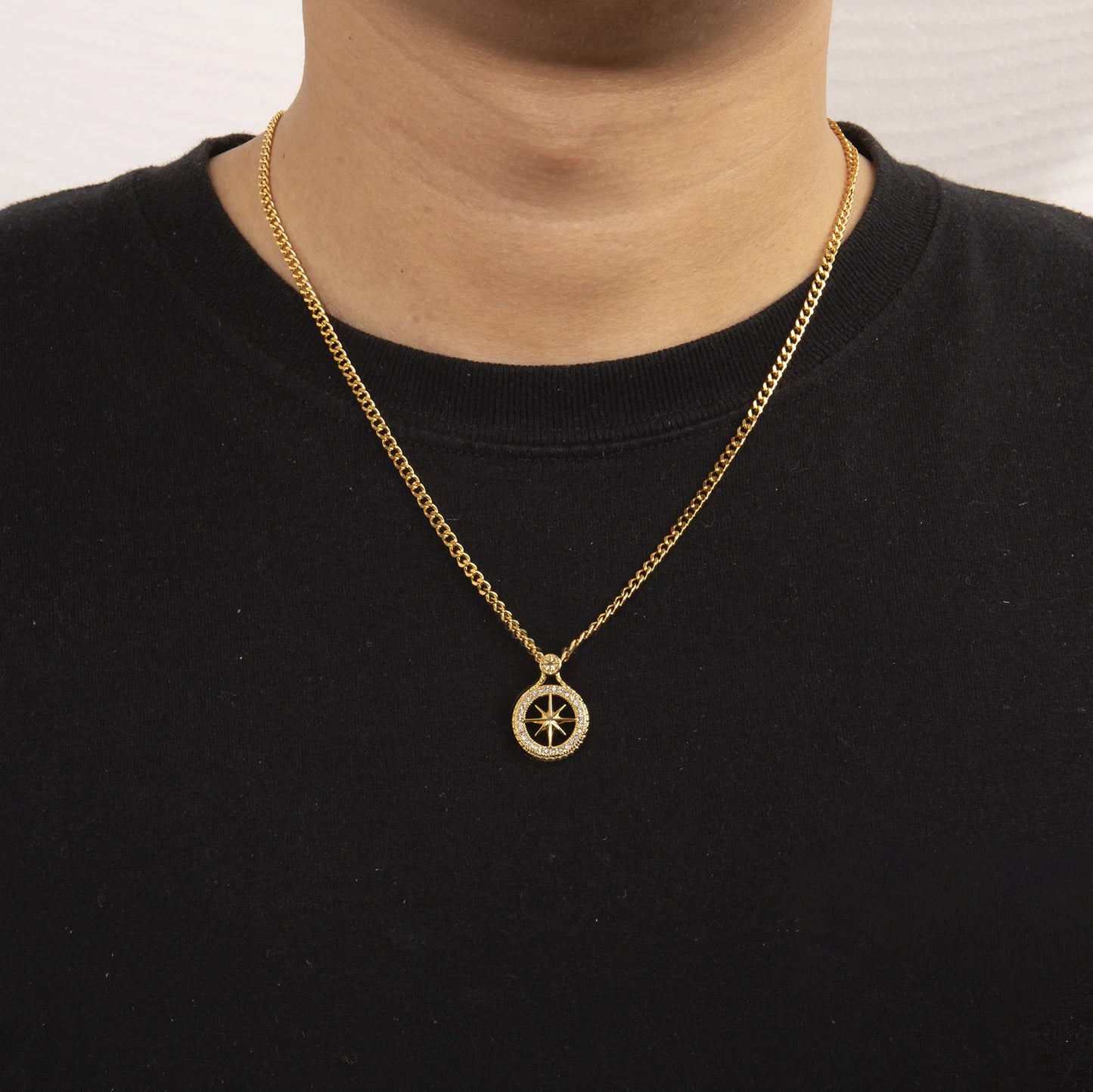 Stray Kids Compass Necklace