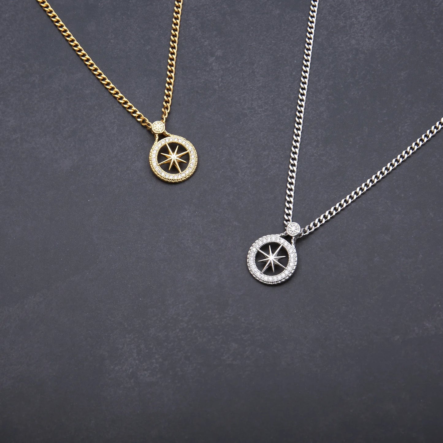 Stray Kids Compass Necklace