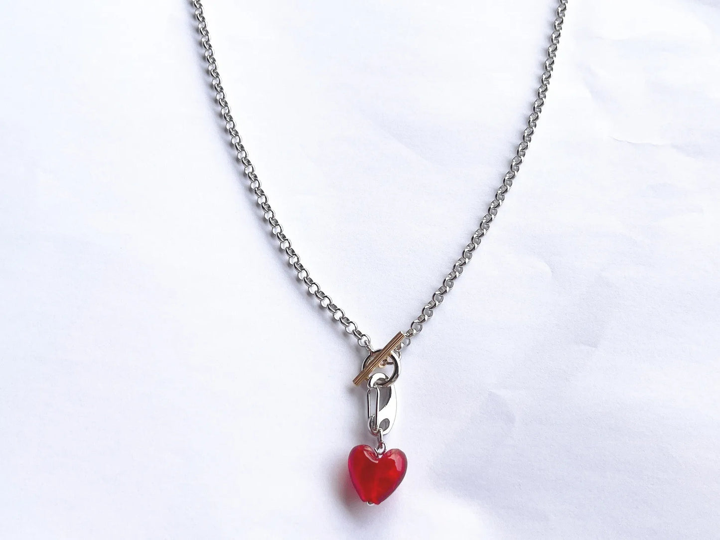 Stray Kids Red Love Pendant Necklace