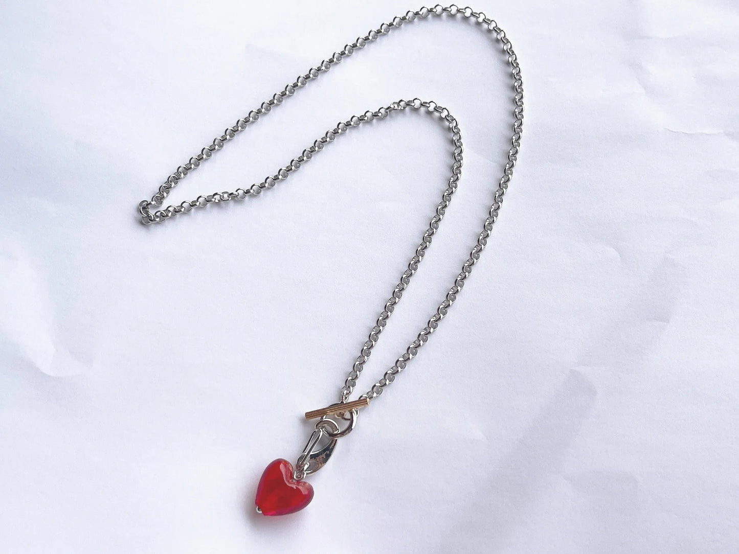 Stray Kids Red Love Pendant Necklace