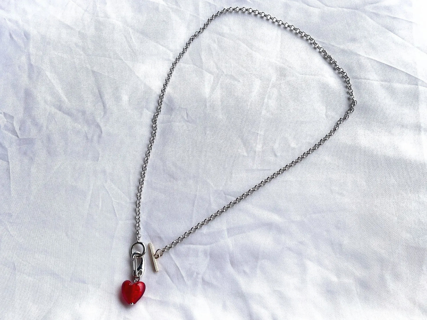 Stray Kids Red Love Pendant Necklace