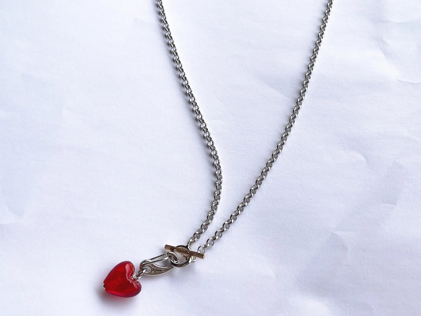 Stray Kids Red Love Pendant Necklace