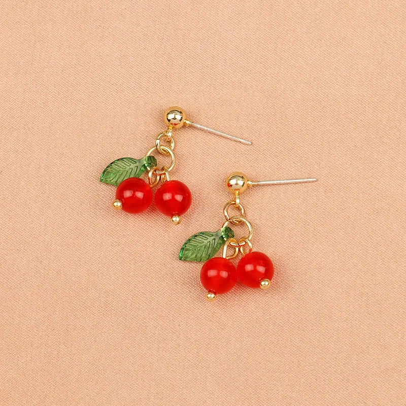 Stray Kids Bang Chan Cherry Earrings