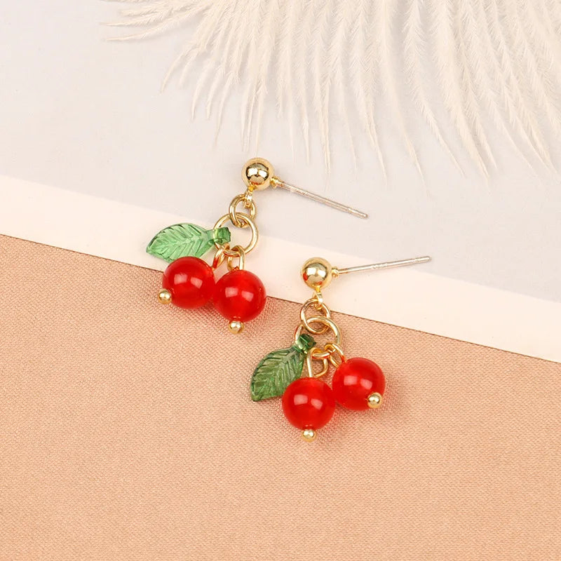 Stray Kids Bang Chan Cherry Earrings