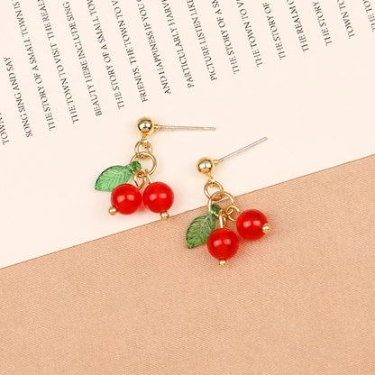 Stray Kids Bang Chan Cherry Earrings