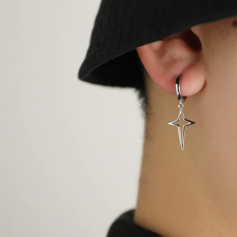 Stray Kids Felix Hollow Cross Earrings