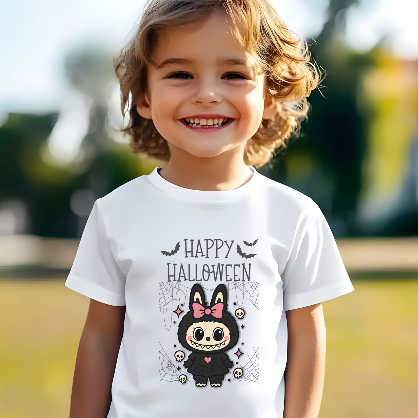 Happy Halloween Kids Tshirt - Kawaii shirt, Monsters t Shirt