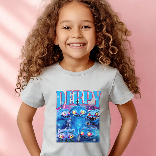 Kids Kpop Movie Tshirt Demon Hunters, Derpy Shirt,  Kpop T Shirt, Demon Hunter Merch, Gift For Kpop Fan, Kpop Movie Shirt