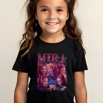 Kids Kpop Movie Tshirt Mira Demon Hunters, Huntrix t Shirt,  Kpop T Shirt, Demon Hunter Merch, kpop Gift, Kpop Movie Shirt
