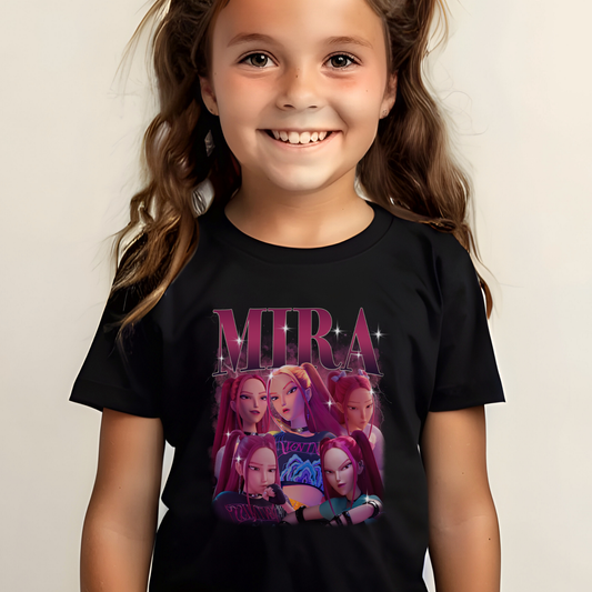 Kids Kpop Movie Tshirt Mira Demon Hunters, Huntrix t Shirt,  Kpop T Shirt, Demon Hunter Merch, kpop Gift, Kpop Movie Shirt