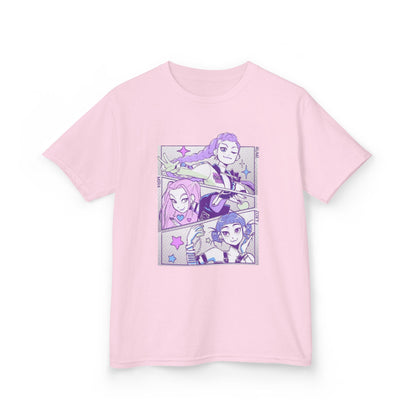 Kids Kpop Tshirt Demon Hunters, Huntrix t Shirt girls, Demon Hunter Merch, Kpop gift, Kpop Movie Shirt
