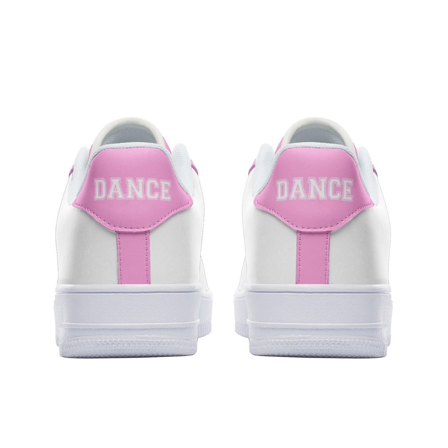 Light Pink Dance Sneakers for Women & Men – Stylish Hip Hop Dancing Shoes – Dance Shoes – Sneakers for Dancing – Dance Print