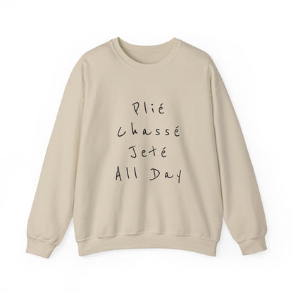 Plie Chasse Jete Alle Day Crewneck Sweatshirt - SD-style-shop