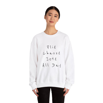 Plie Chasse Jete Alle Day Crewneck Sweatshirt - SD-style-shop