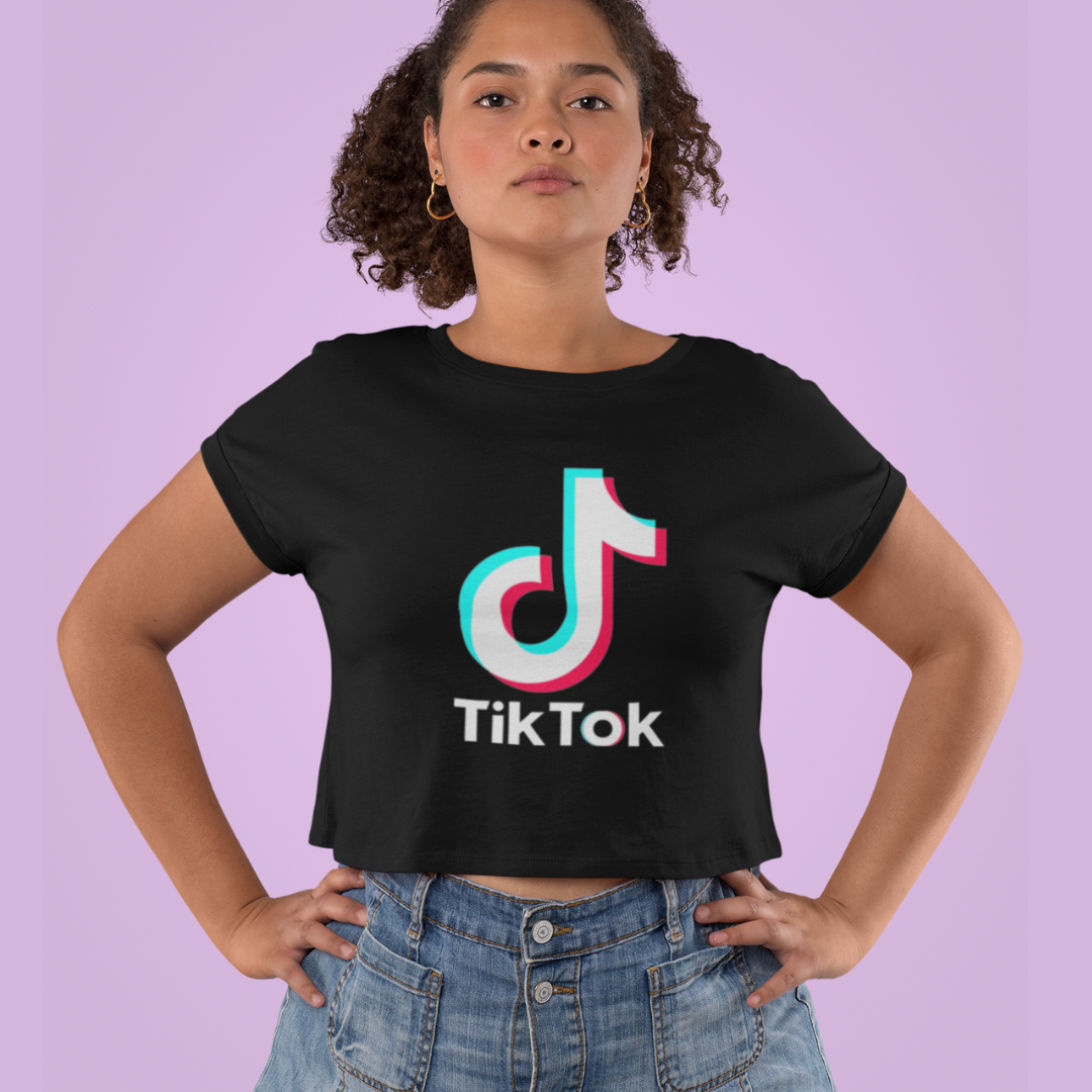 TikTok Flowy Cropped Tee - SD-style-shop