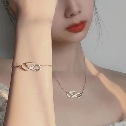 BTS JungKook Golden Logo Necklace