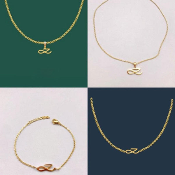 BTS JungKook Golden Logo Necklace or Bracelet