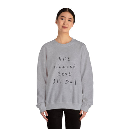 Plie Chasse Jete Alle Day Crewneck Sweatshirt - SD-style-shop