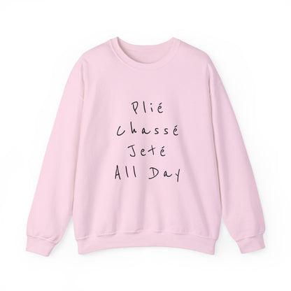 Plie Chasse Jete Alle Day Crewneck Sweatshirt - SD-style-shop