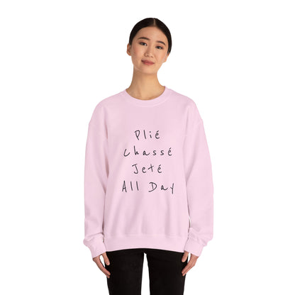 Plie Chasse Jete Alle Day Crewneck Sweatshirt - SD-style-shop