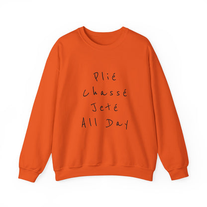 Plie Chasse Jete Alle Day Crewneck Sweatshirt - SD-style-shop
