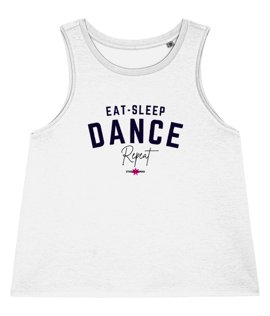 Cropped Tanktop Eat-Sleep-Dance-Repeat