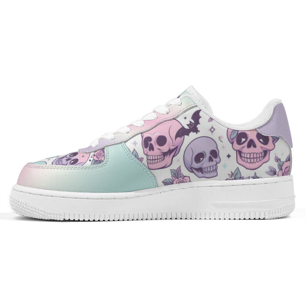 Pastel Skull Low Top Sneakers