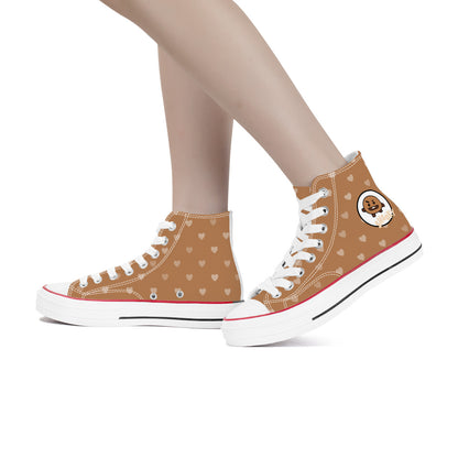 BT21 Shooky High Top Canvas Sneakers