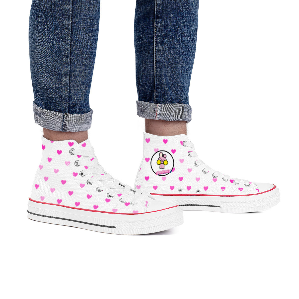 BT21 Cooky High Top Canvas Sneakers - SD-style-shop