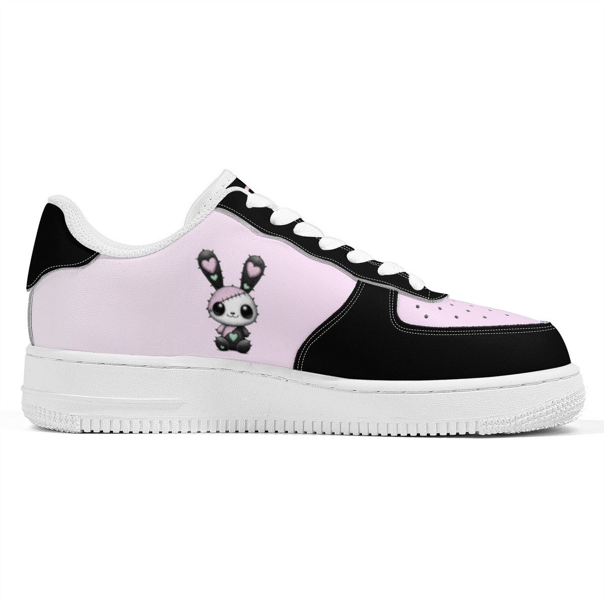 Goth Bunny Low Top Sneakers – Pastel Goth Style